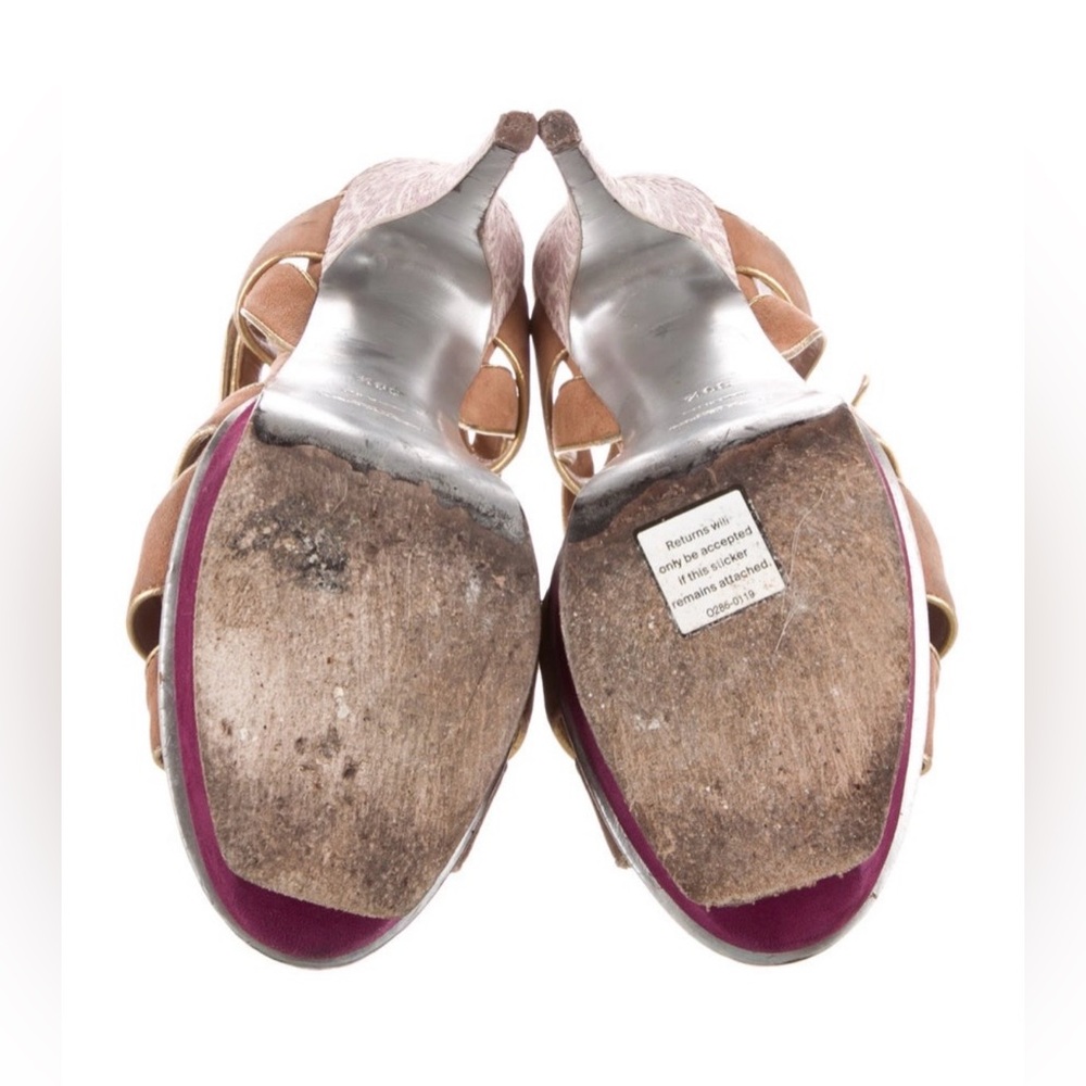 Yves Saint Laurent Vintage Tribute Sandal IT39.5 - Picture 5 of 6